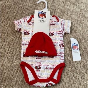 49er onesie with hat
